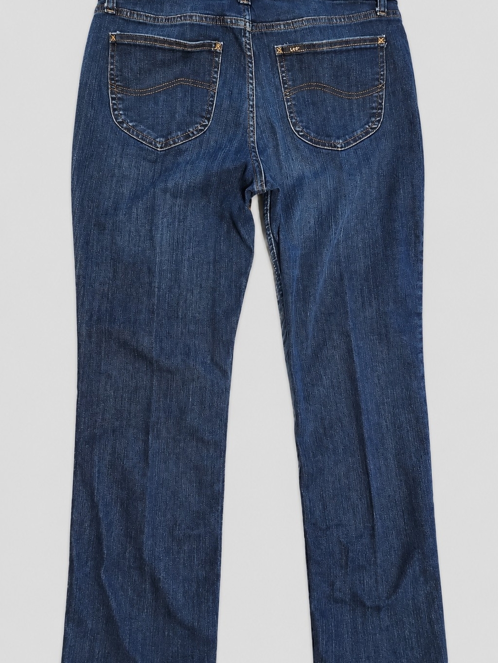 Lee Women's Straight Leg Dark Blue Denim Jeans